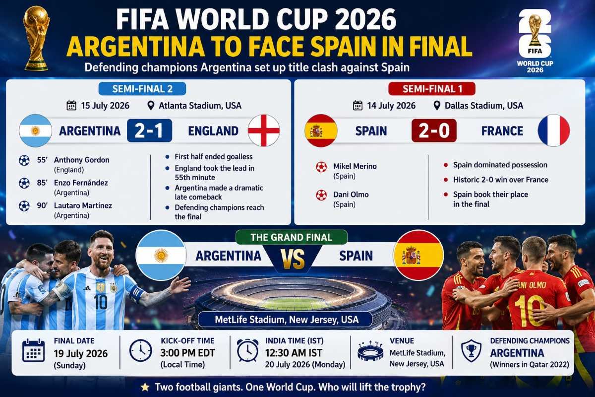 FIFA World Cup 2026 Final: Argentina vs Spain