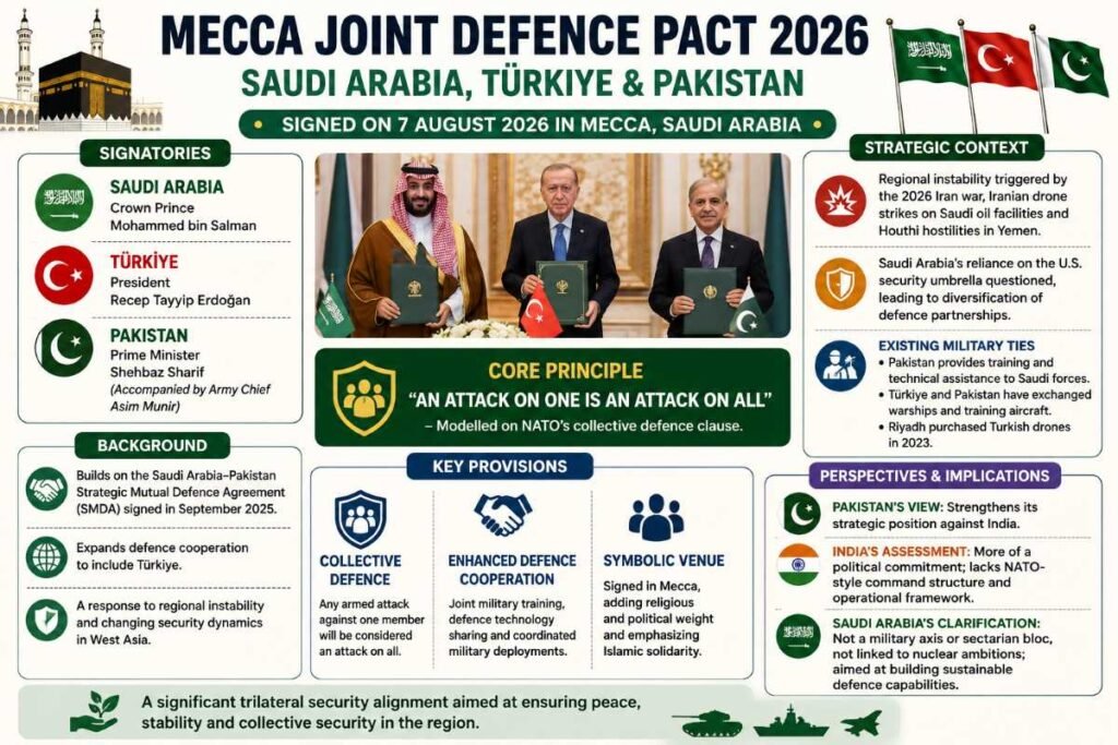 Mecca Joint Defence Pact 2026: Saudi Arabia, Türkiye and Pakistan