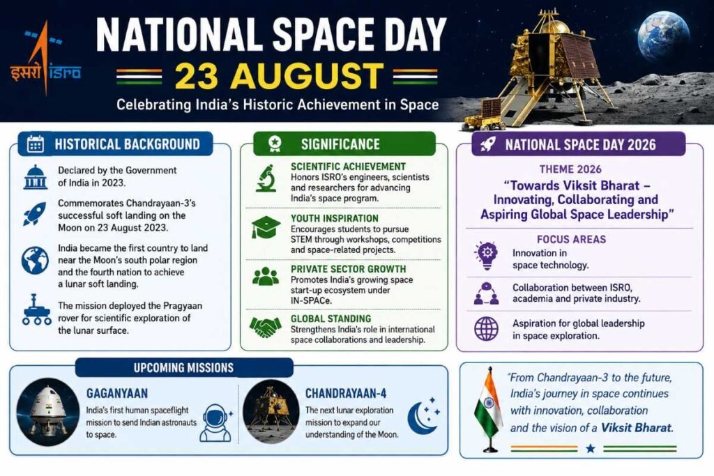 National Space Day 2026: on 23 August