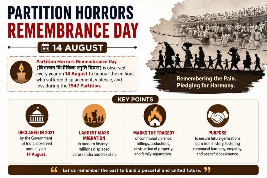 Partition Horrors Remembrance Day: 14 August