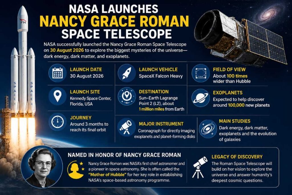 NASA Launches Nancy Grace Roman Space Telescope