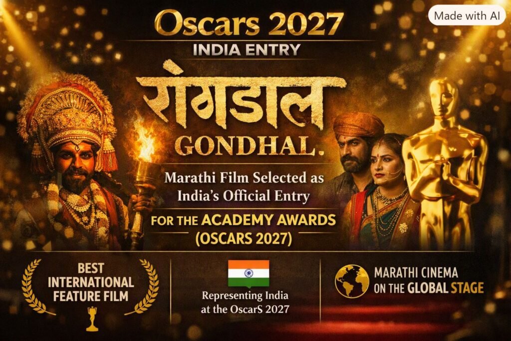 ऑस्कर 2027 प्रविष्टि: मराठी फिल्म गोंधल को भारत की आधिकारिक प्रविष्टि के रूप में चुना गया
